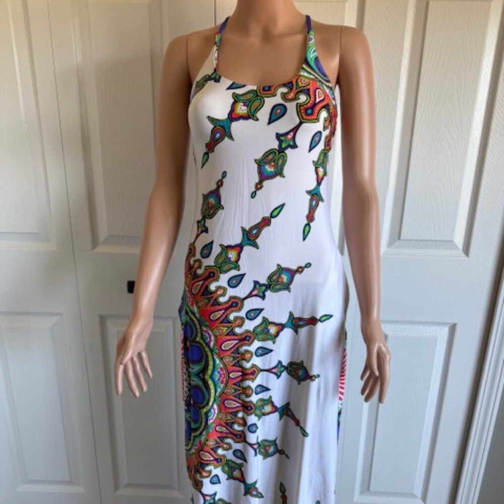 Trina Turk Multi-color Maxi Bodycon Beach Dress Size Small
